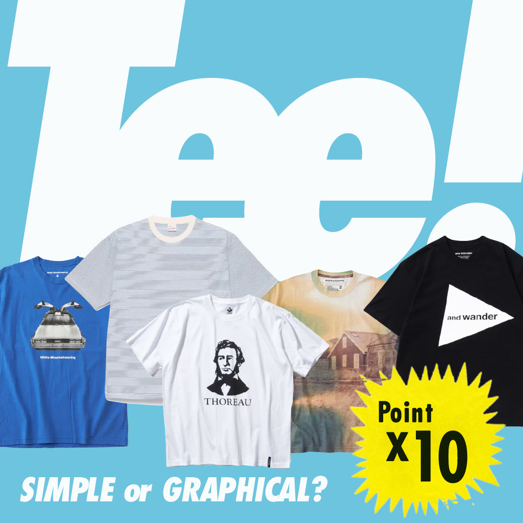 遊び心たっぷり!GRAPHIC TEE!