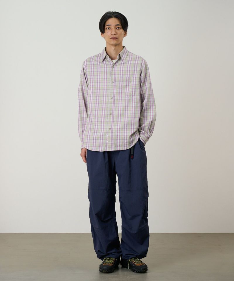 GRAMICCI / CHECKERED OMBRE SHIRT