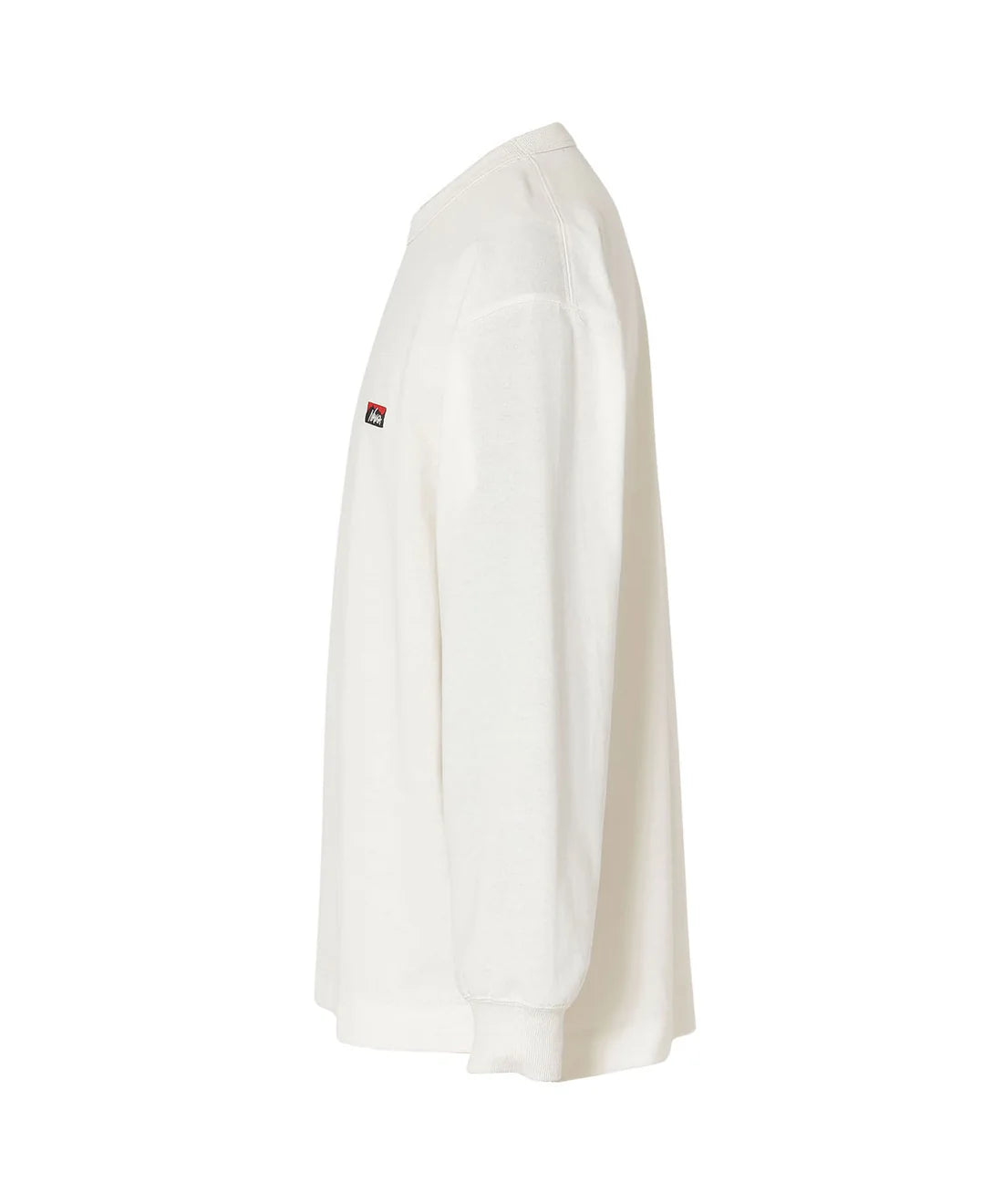 NANGA / ECO HYBRID BOX LOGO EMBROIDERY L/S TEE(UNISEX)