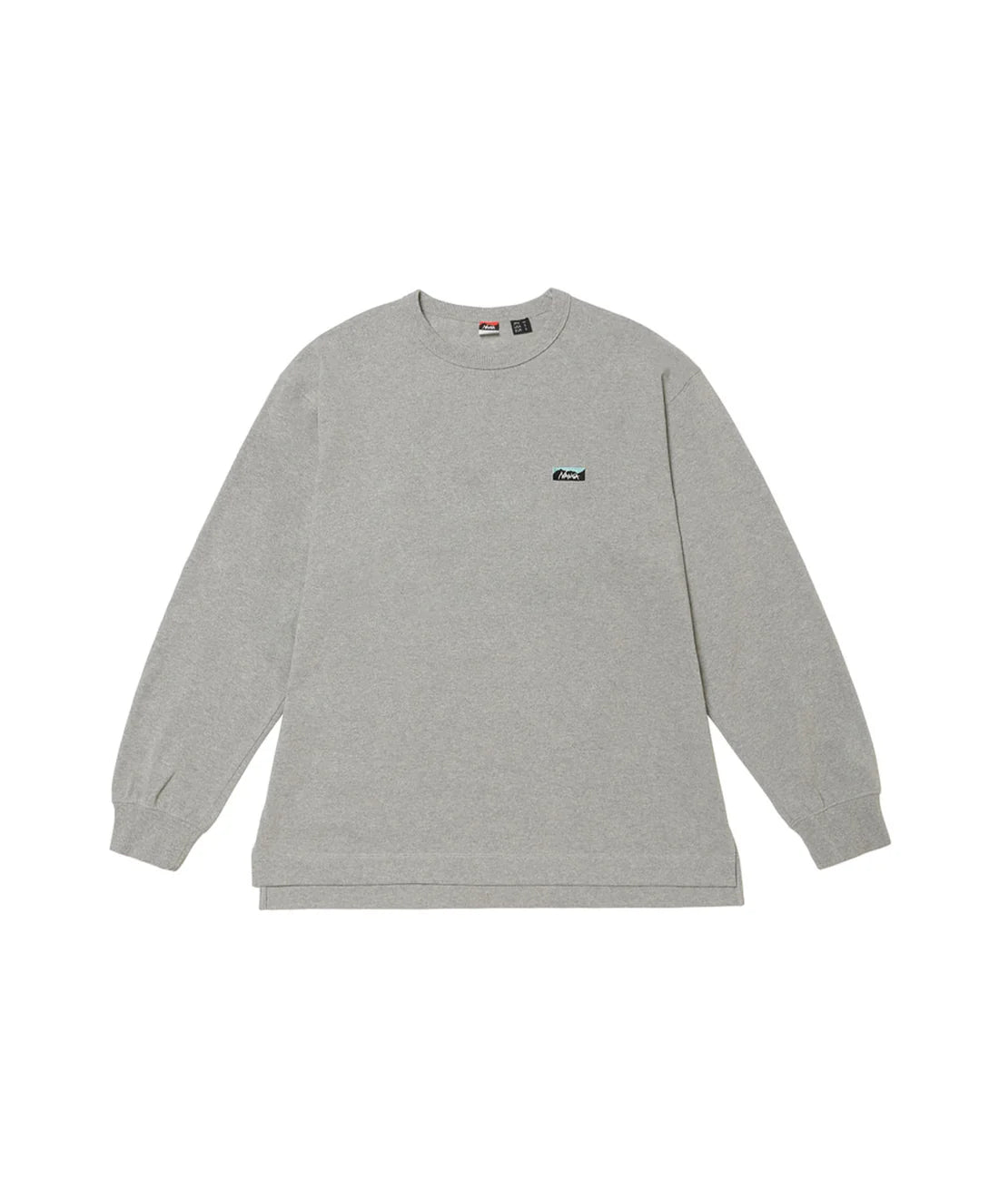 NANGA / ECO HYBRID BOX LOGO EMBROIDERY L/S TEE(UNISEX)
