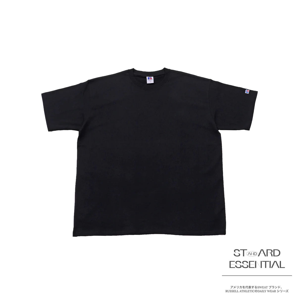 RUSSELL ATHLETIC / -STANDARD ESSENTIALS- RUSSEL LOGO T-SH<RJ-1037>
