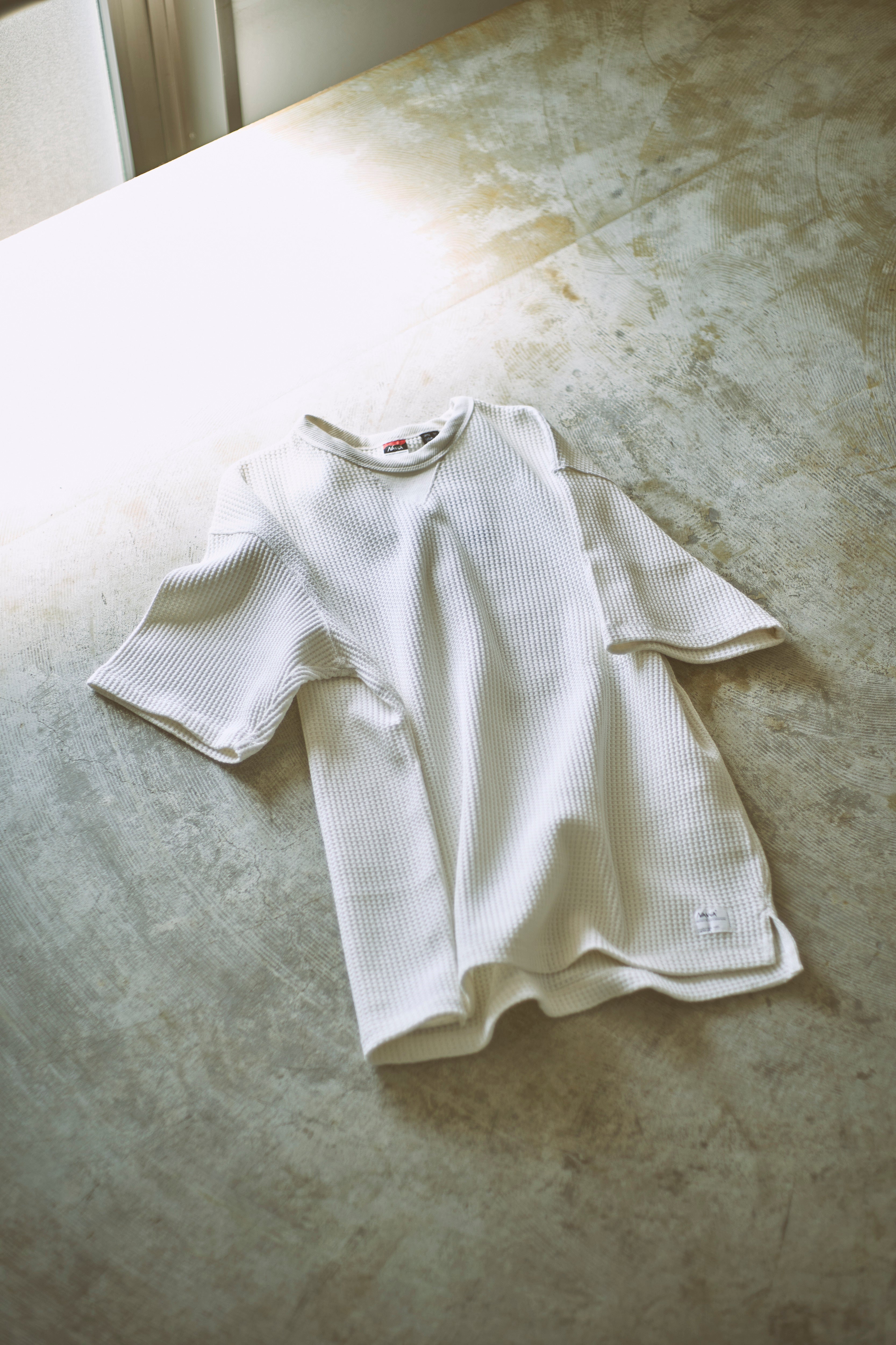 NANGA / ECO HYBRID WAFFLE LOOSE FIT TEE