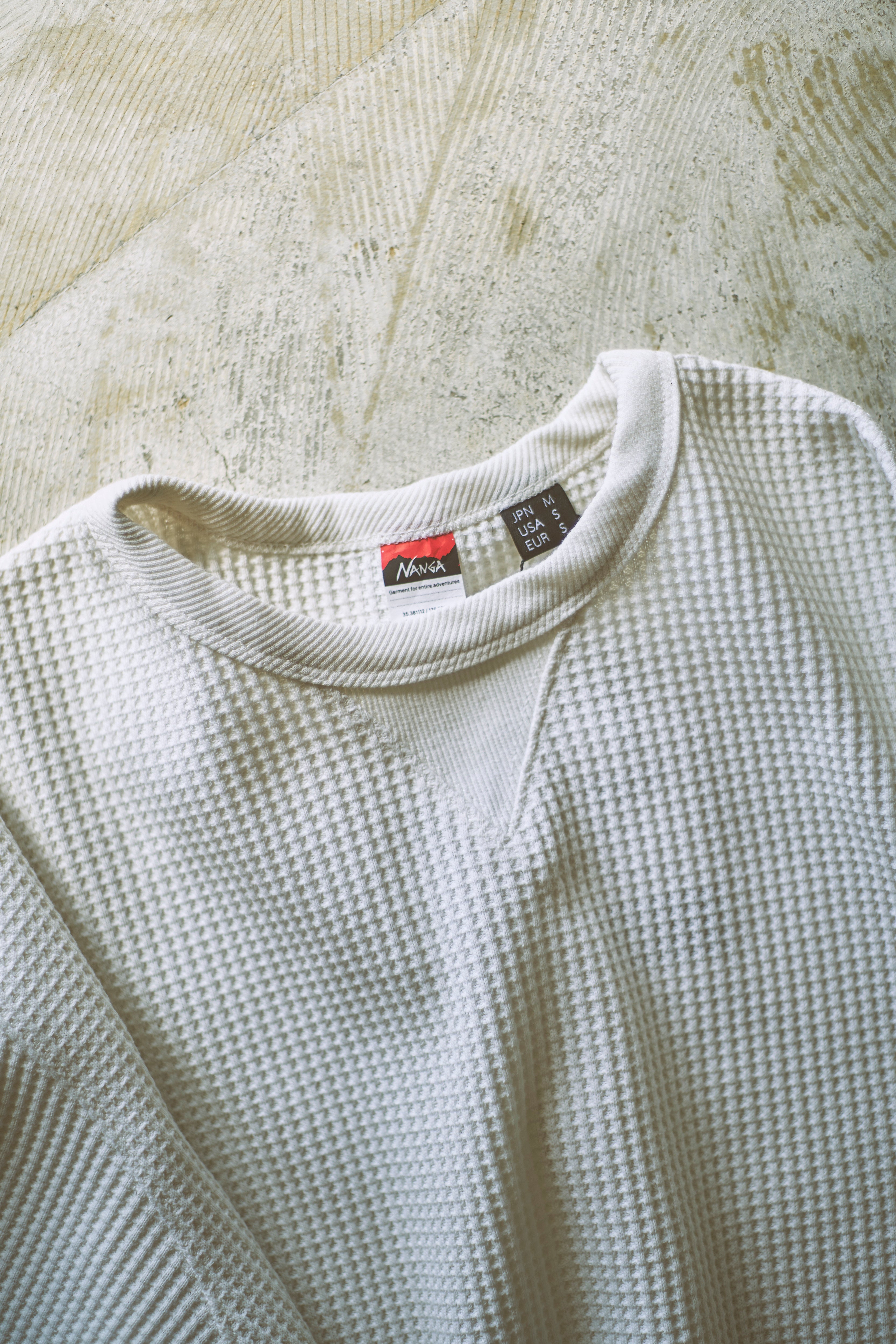 NANGA / ECO HYBRID WAFFLE LOOSE FIT TEE