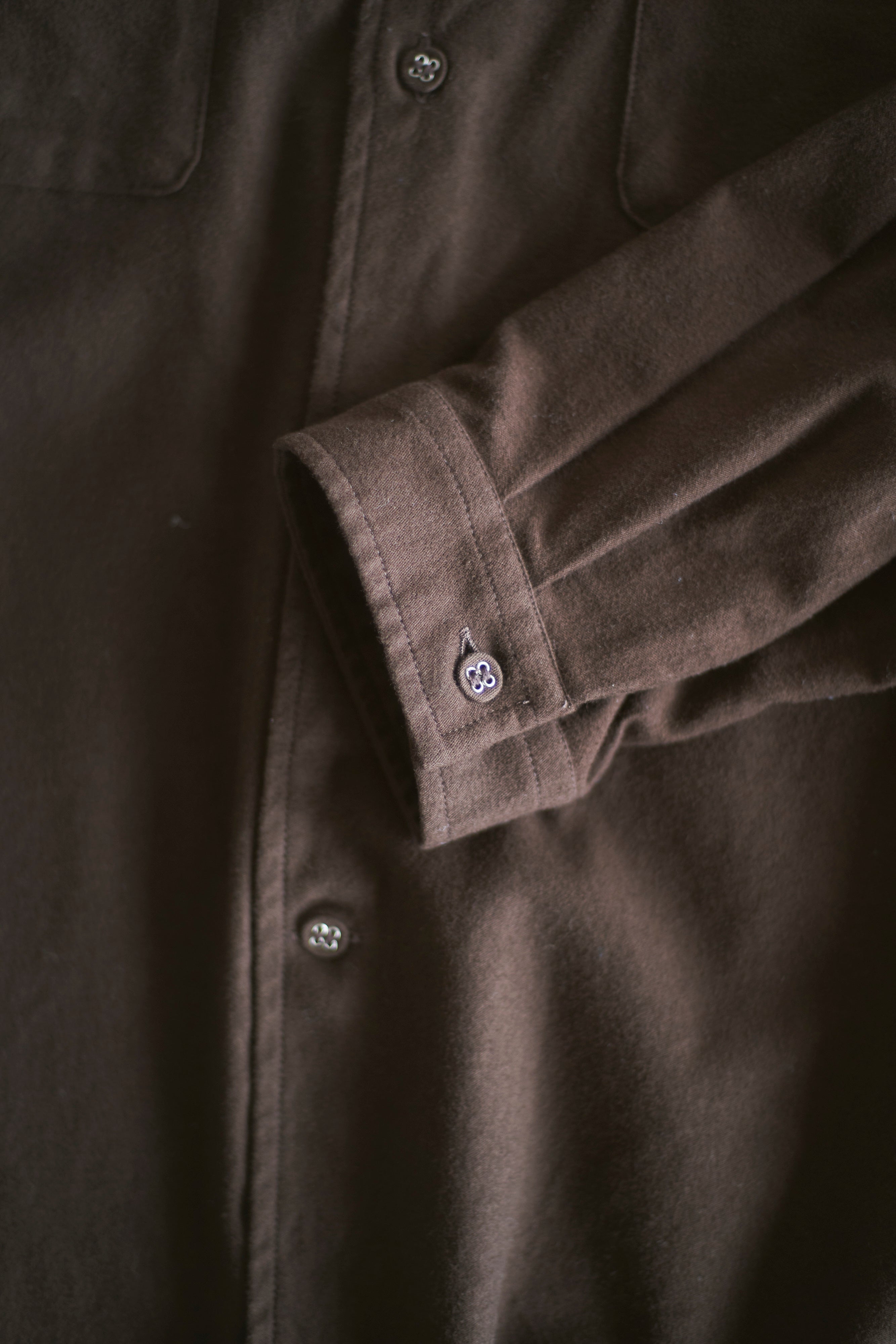 White Mountaineering / MOLESKIN WIDE SHIRT