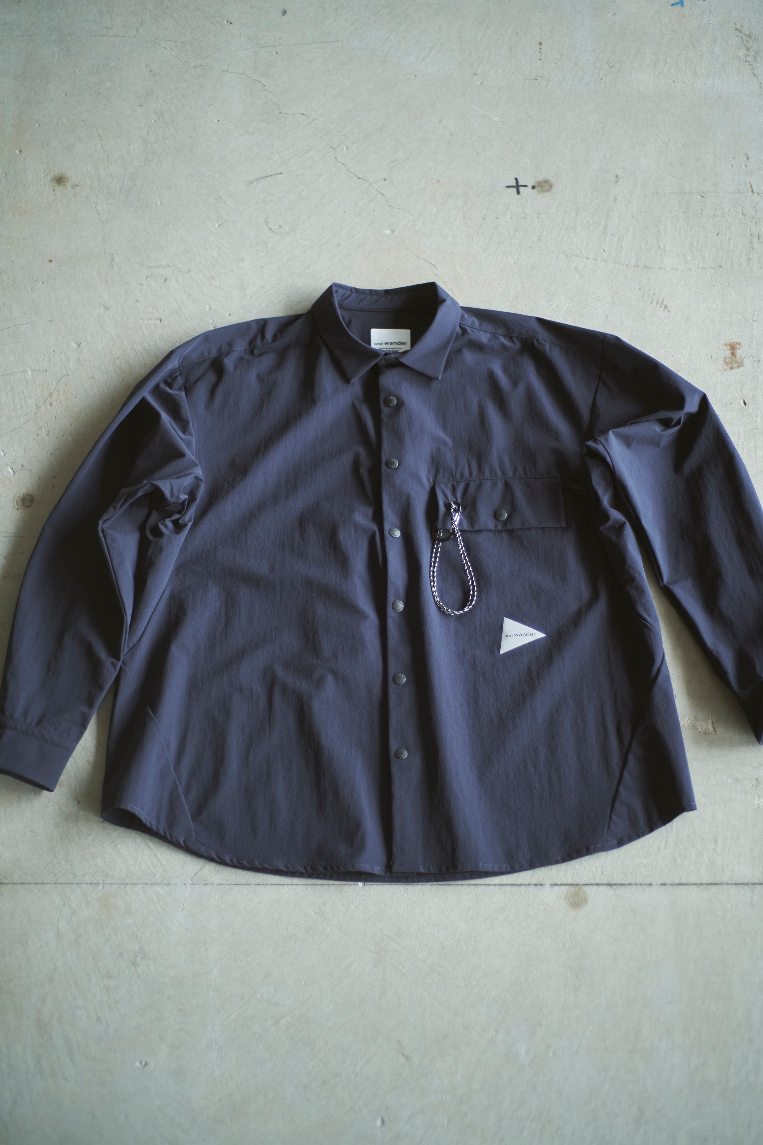 andwander / light w cloth shirt