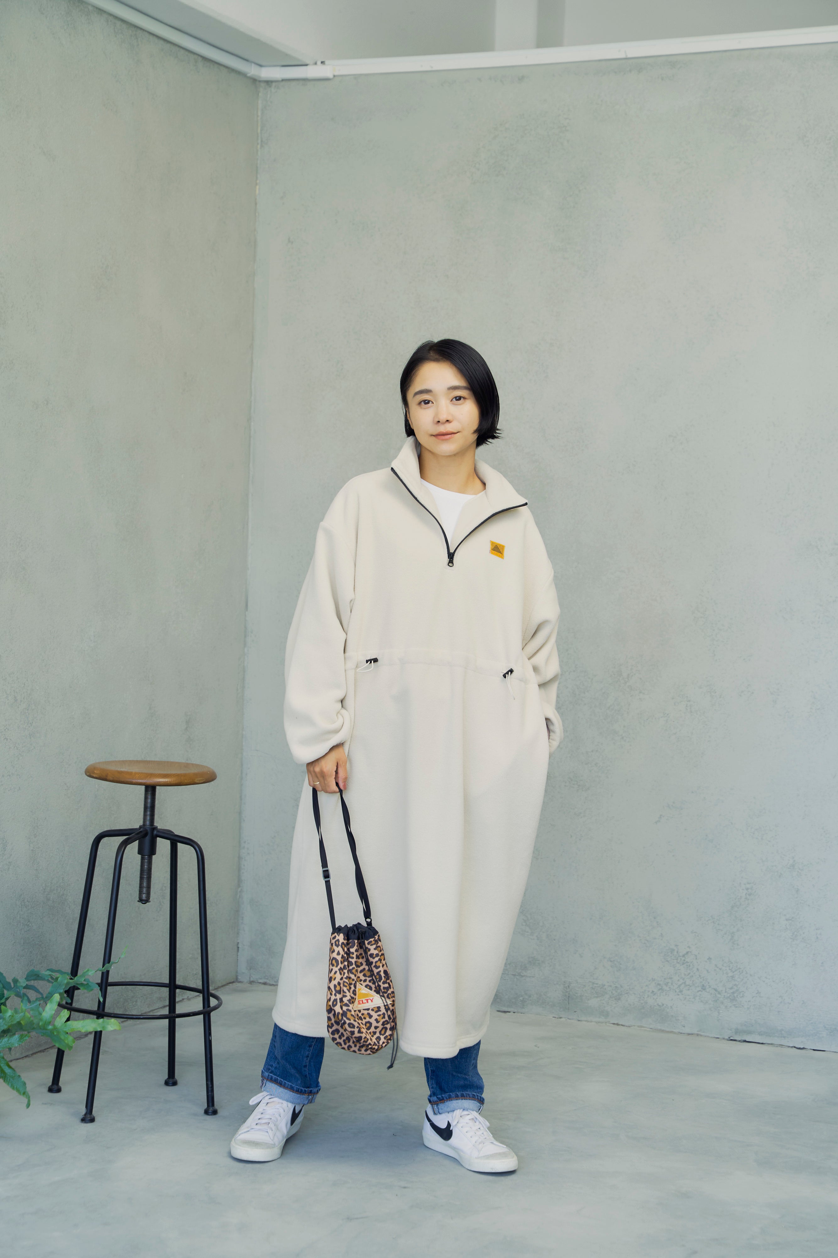KELTY / 80s Fleece Long Half Zip
