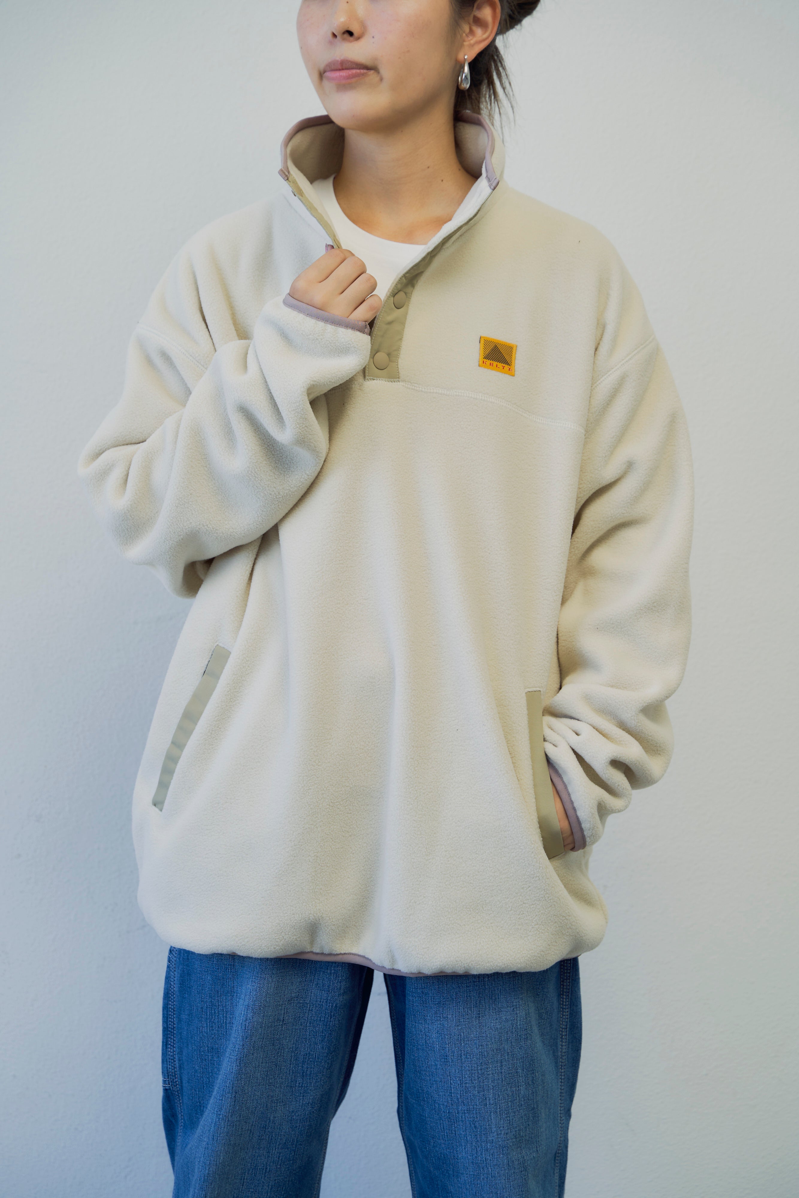 KELTY / 80s Fleece Half Snap Pull Over