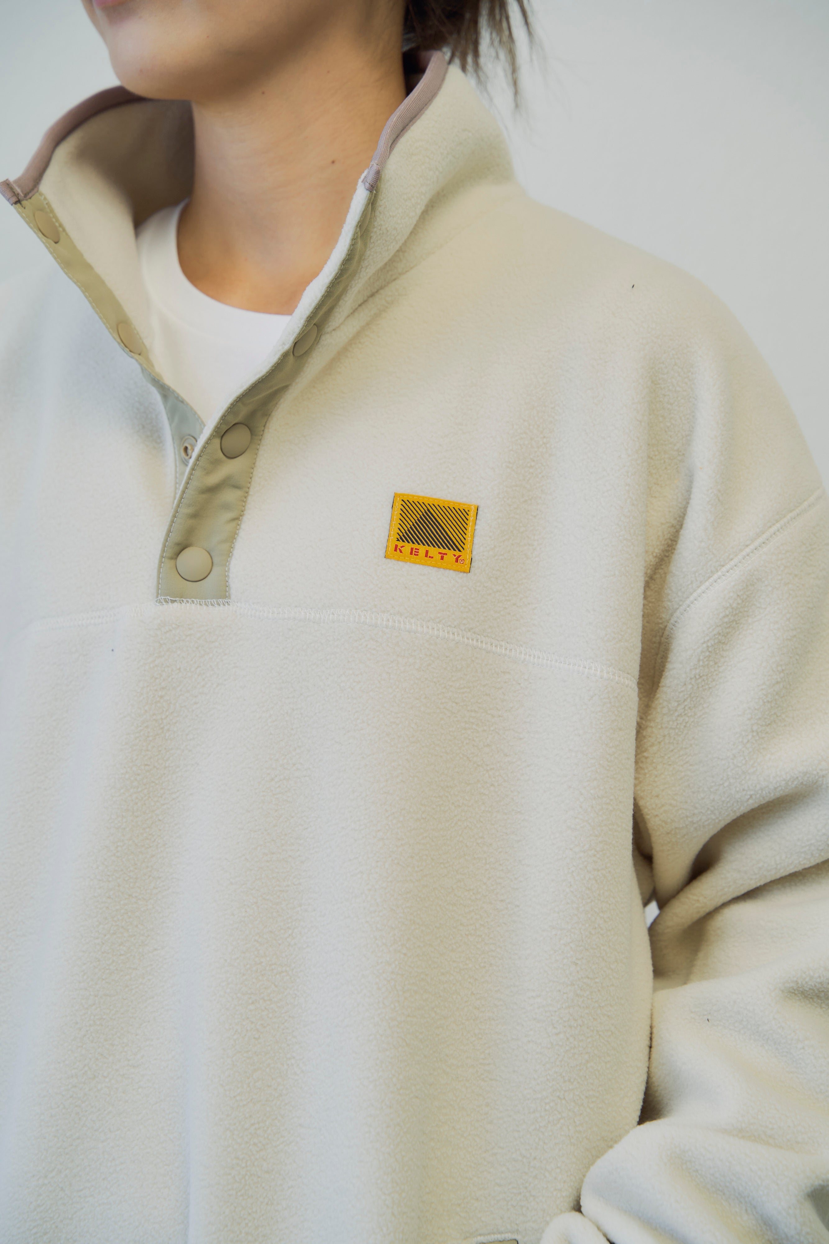 KELTY / 80s Fleece Half Snap Pull Over