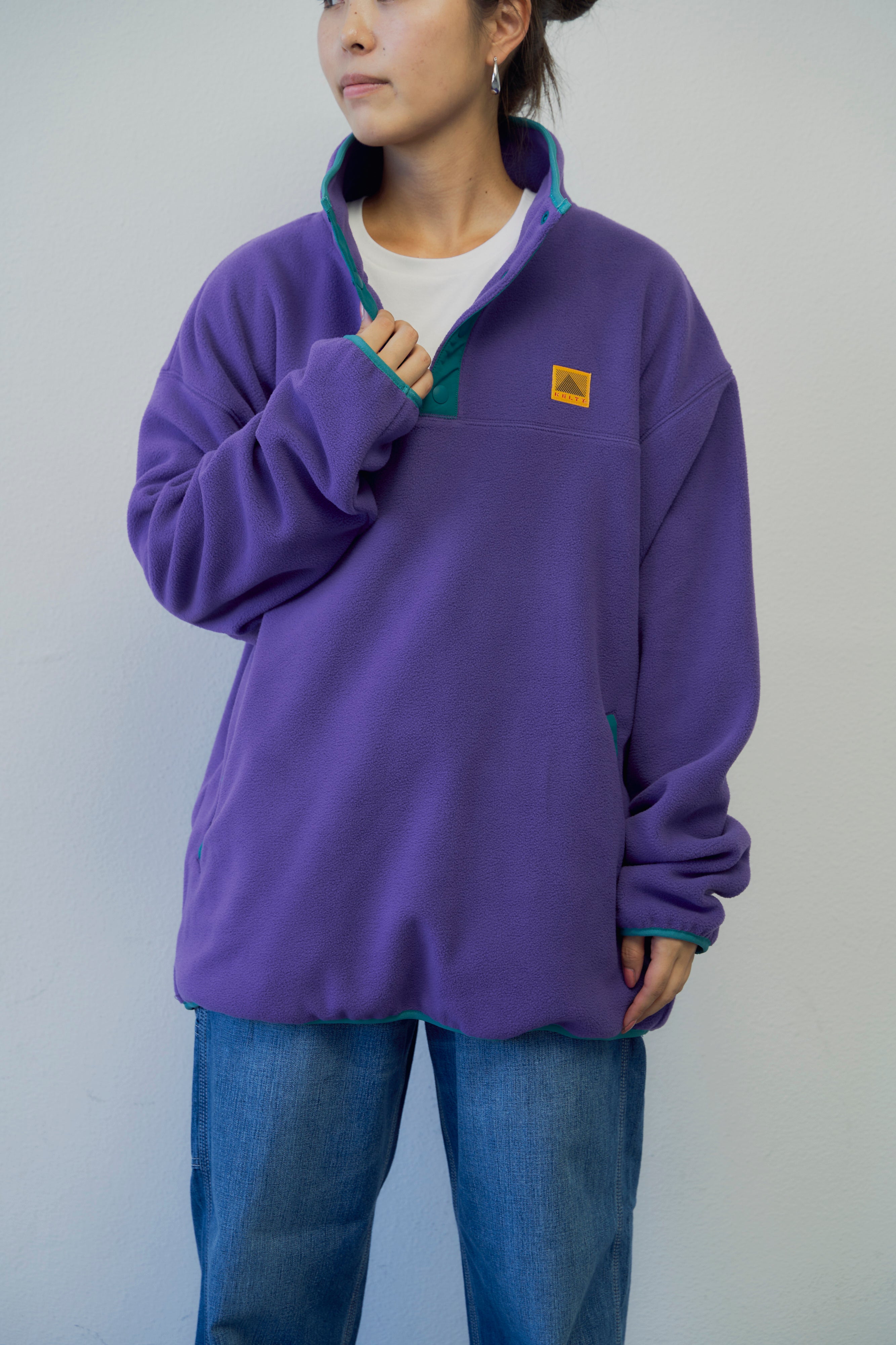 KELTY / 80s Fleece Half Snap Pull Over