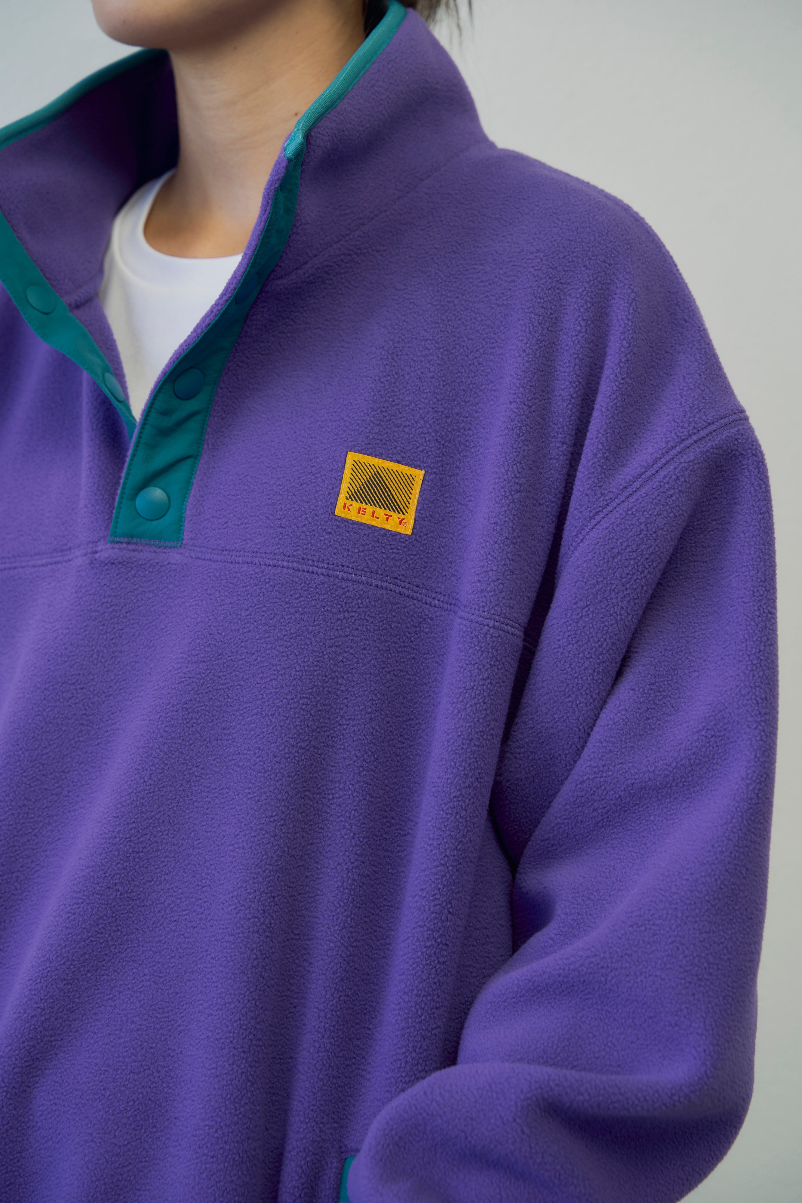 KELTY / 80s Fleece Half Snap Pull Over