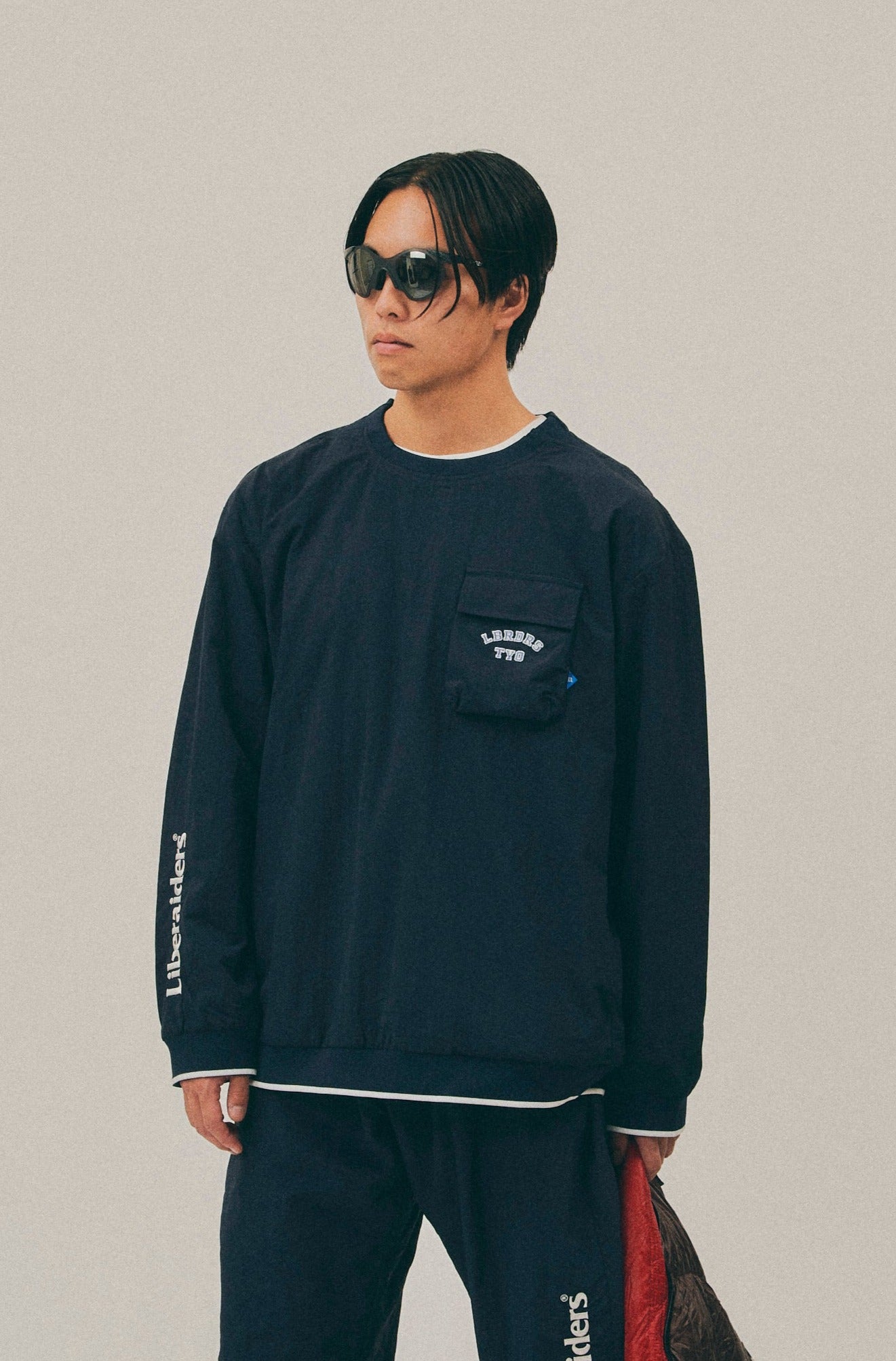 Liberaiders / LR NYLON CREWNECK