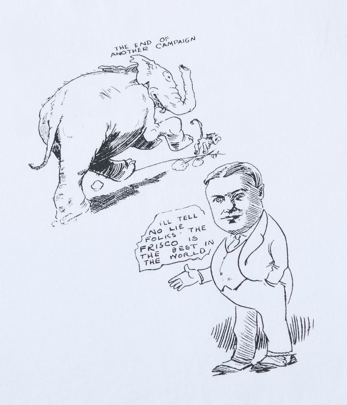 SUGAR CANE / Lot No. SC79584 / 1920's CARTOON T-SHIRT “AMONG OURSELVES”