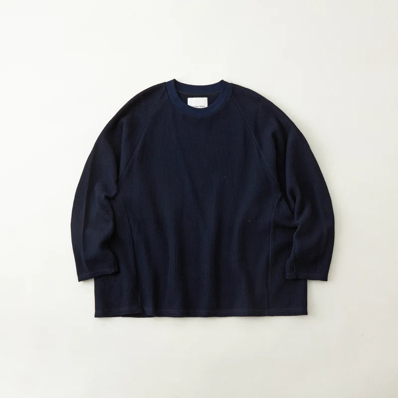 White Mountaineering / RASCHEL RAGLAN OVER SIZED PULLOVER