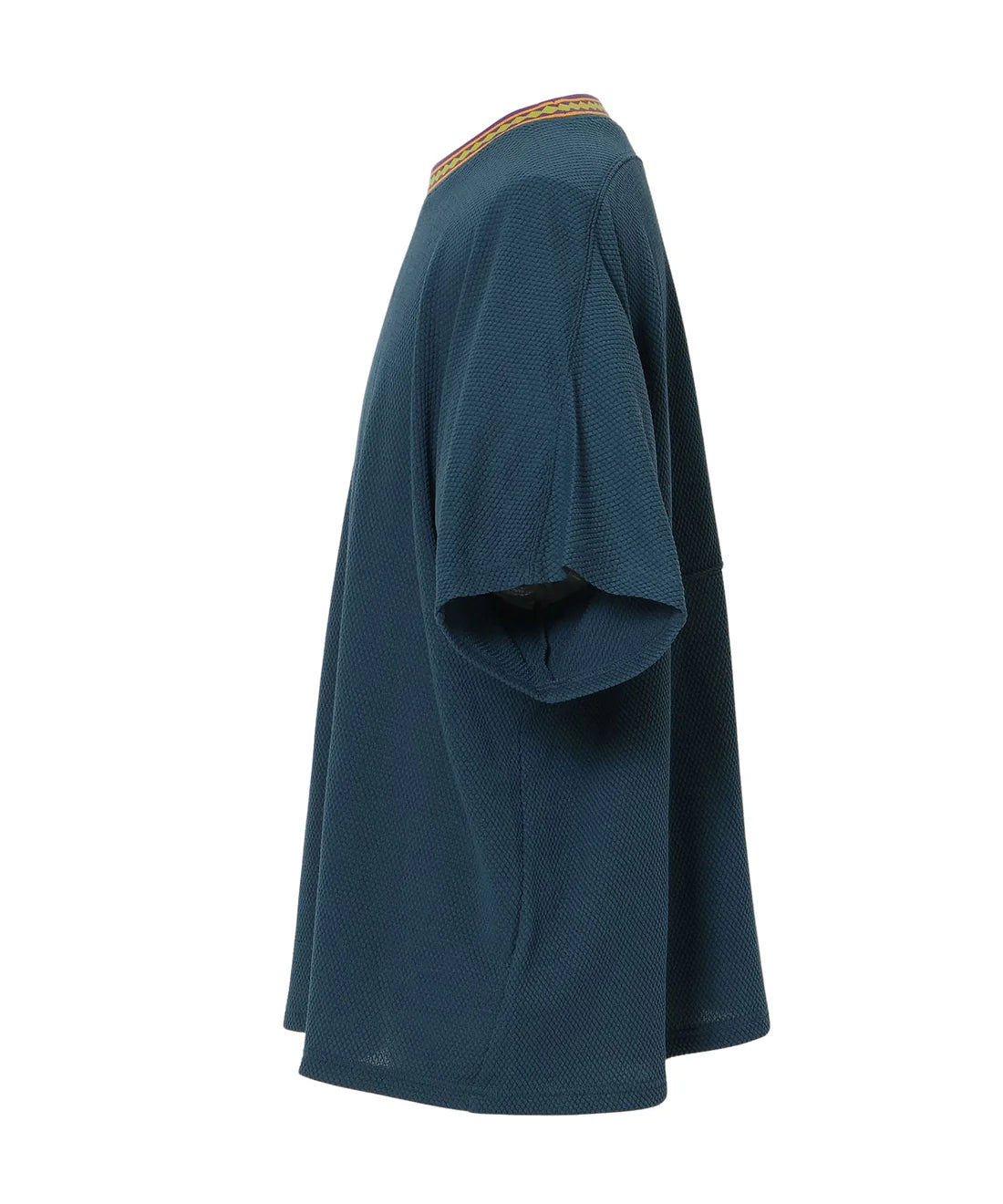 NANGA / RINGER COLLAR PANEL TEE