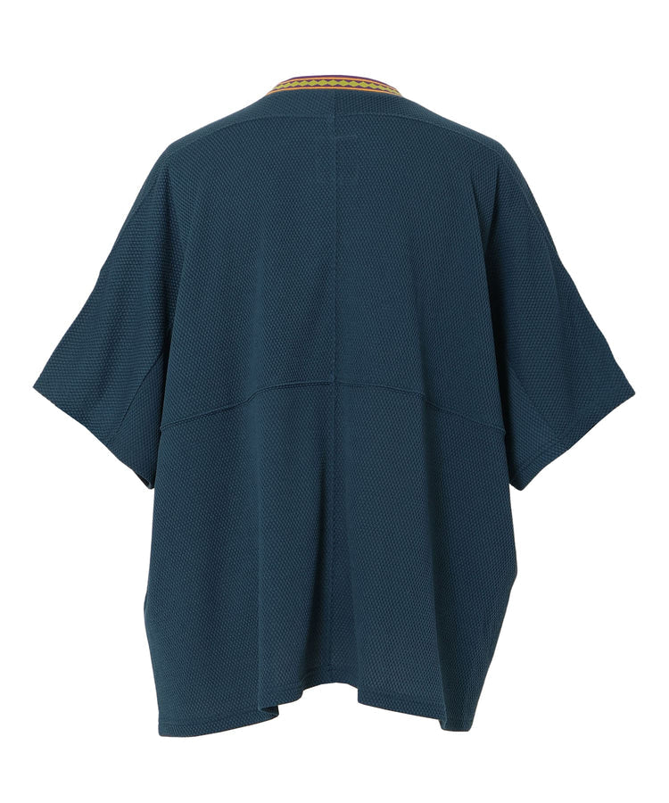 NANGA / RINGER COLLAR PANEL TEE