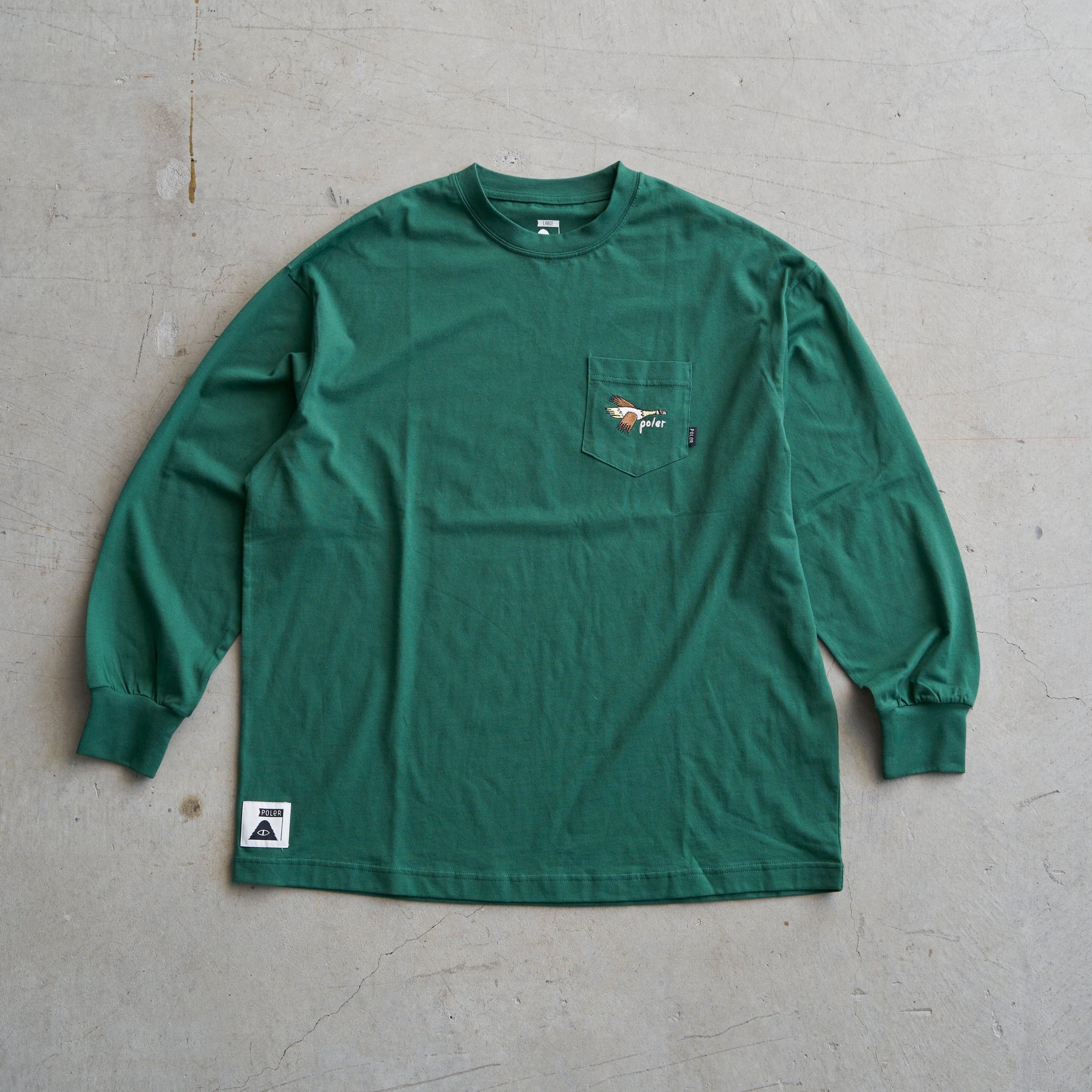 POLER / GOOSEY POCKET L/S TEE