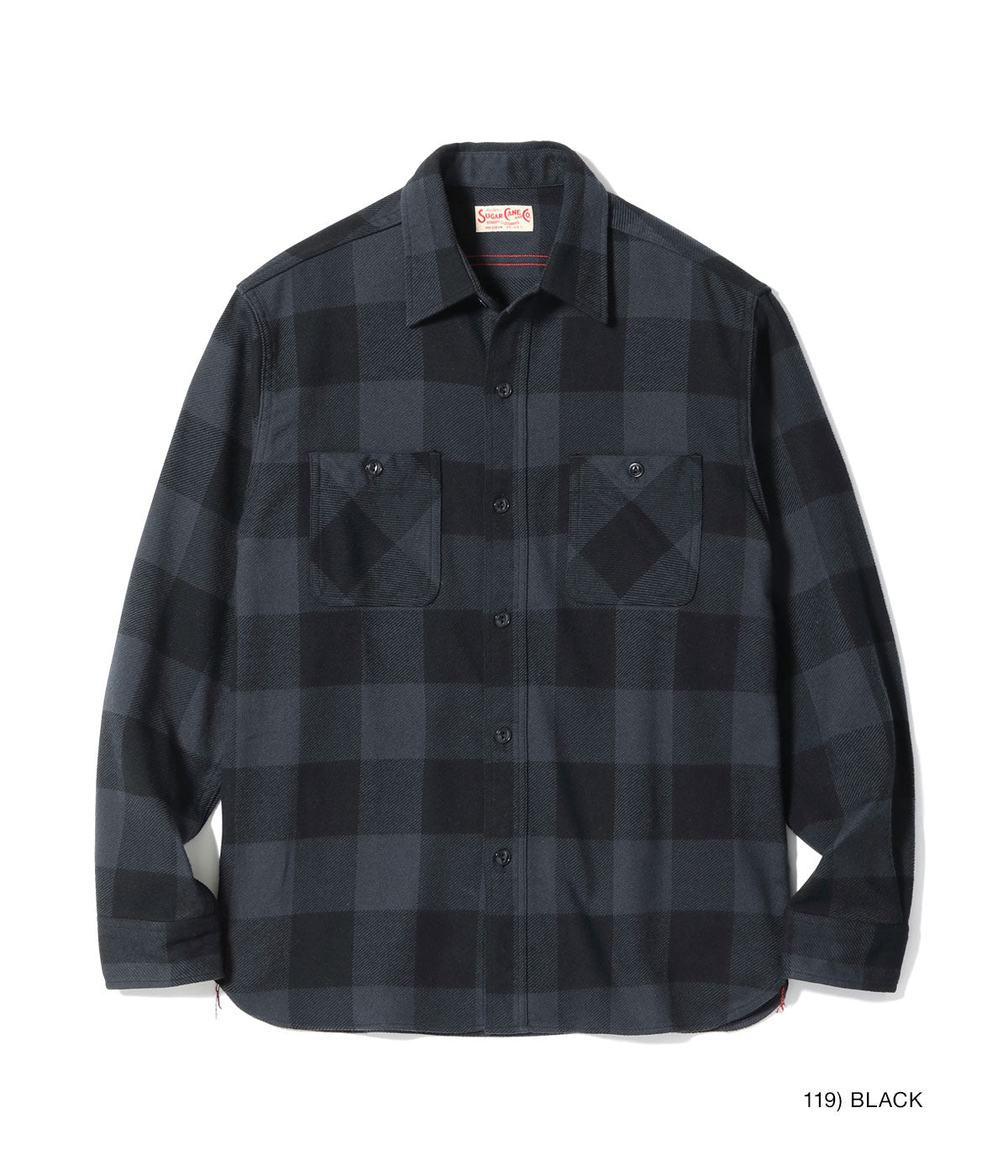 SUGAR CANE / Lot No. SC29557 / TWILL CHECK WORK SHIRT