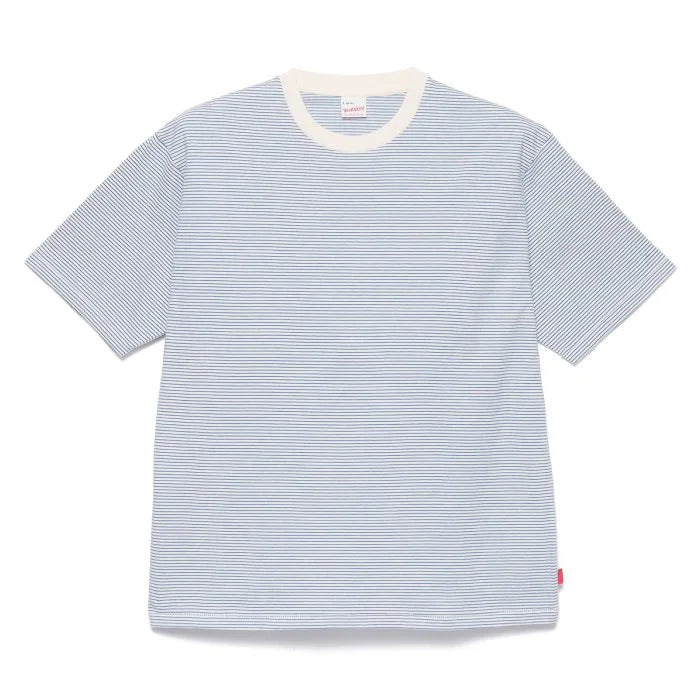 Healthknit / ナローボーダー クルーネック半袖Tシャツ