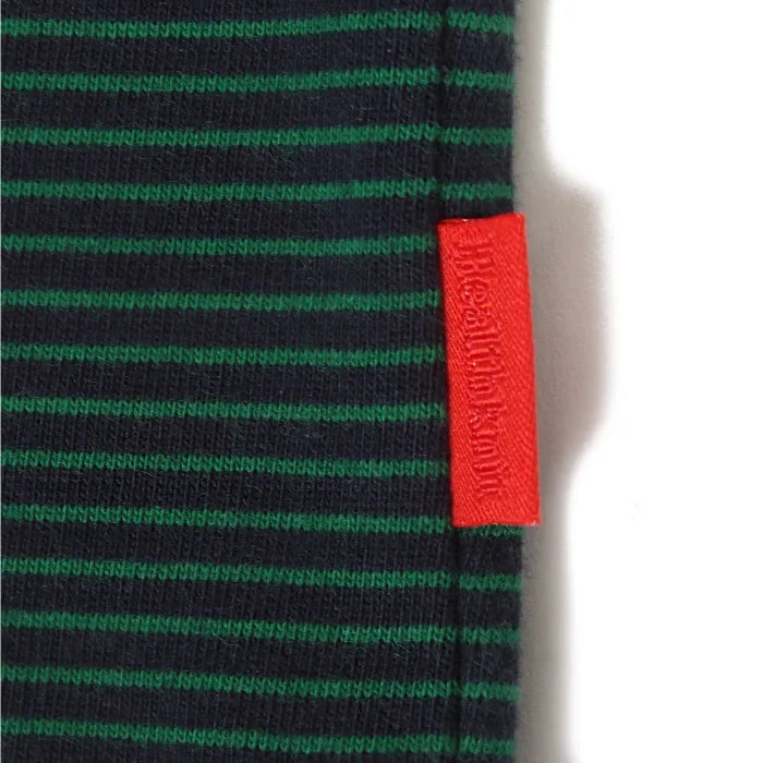 Healthknit / ナローボーダー クルーネック半袖Tシャツ