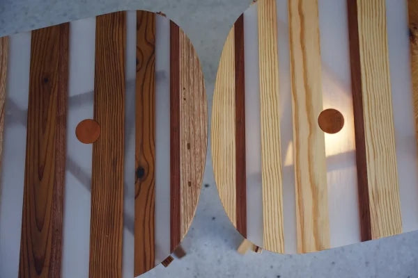 ki-no / Aa Oval Side Table