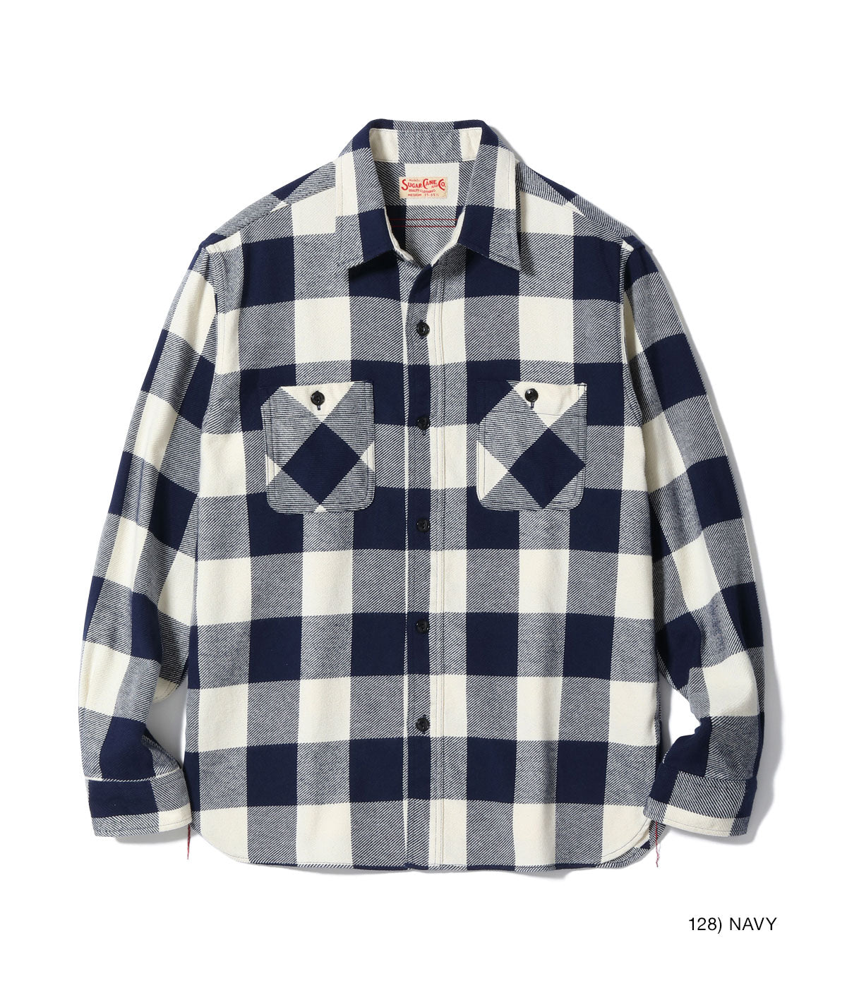 SUGAR CANE / Lot No. SC29557 / TWILL CHECK WORK SHIRT
