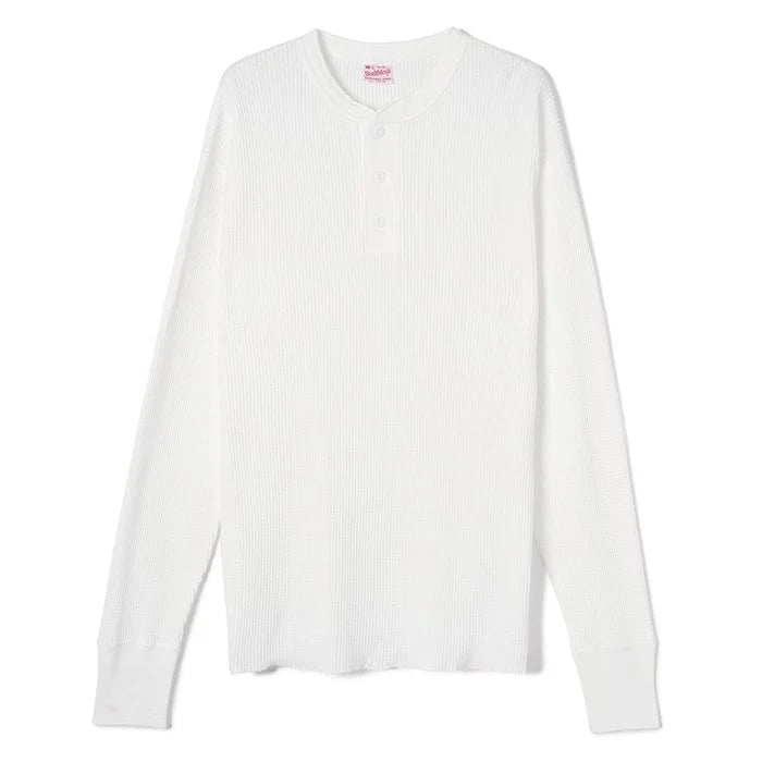 Healthknit / THERMAL KING WAFFLE HENRY NECK L/S