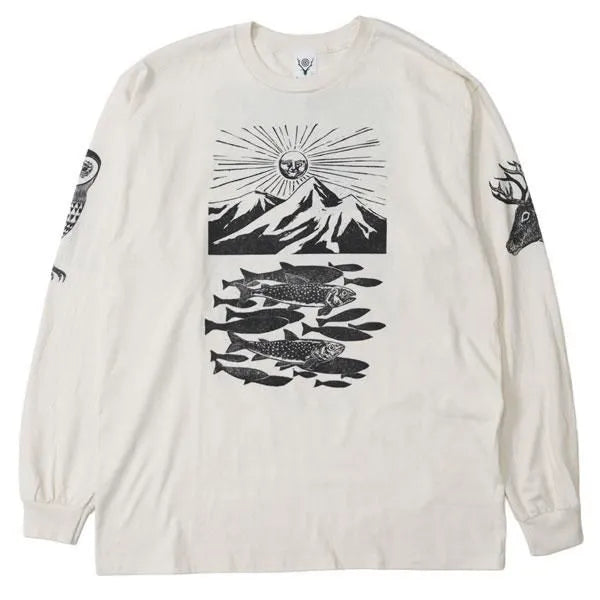 South2west8 / South2 West8 x F.KITAMURA L/S Tee - Cotton Jersey / A