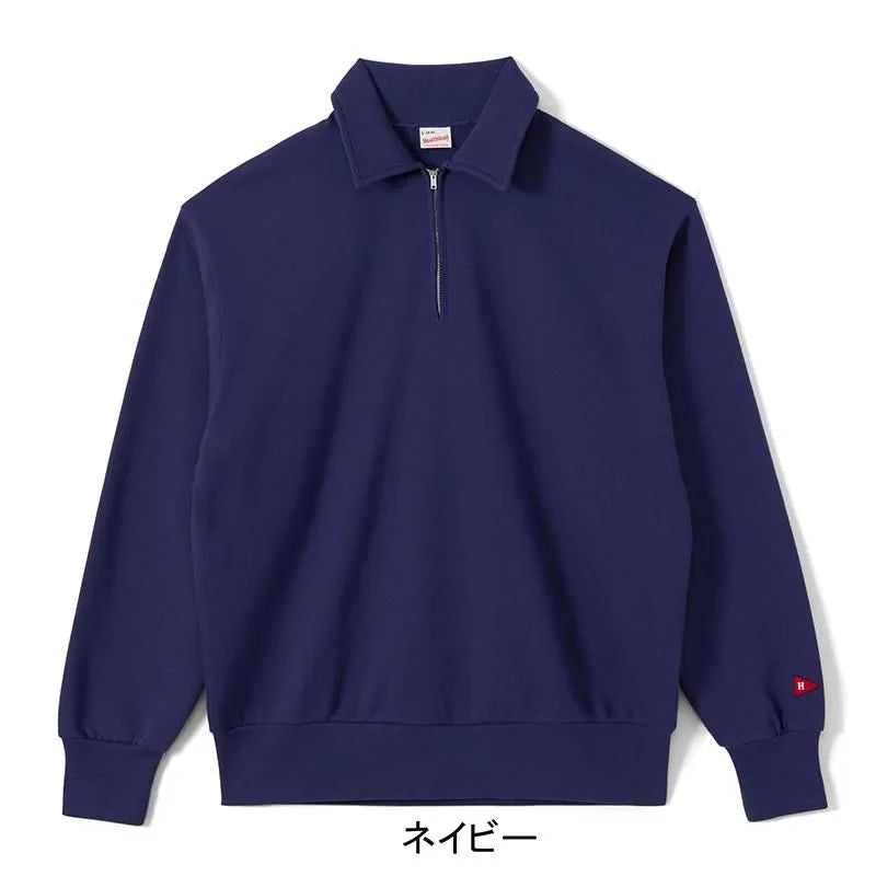 Healthknit / クラシックスウェット 衿付きハーフジップ 長袖 – NorMo