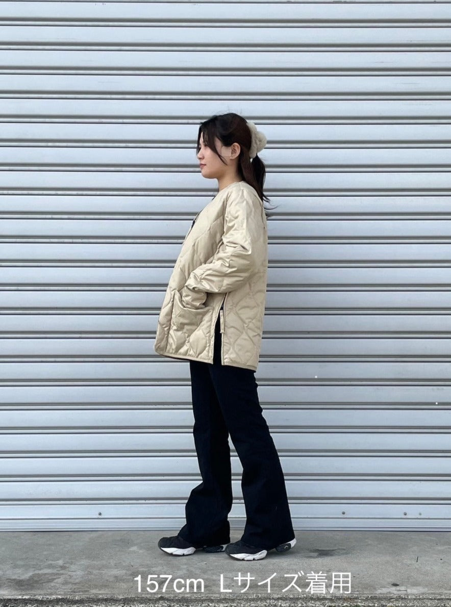 TAION / MILITARY W-ZIP V NECK DOWN JKT 【UNISEX】