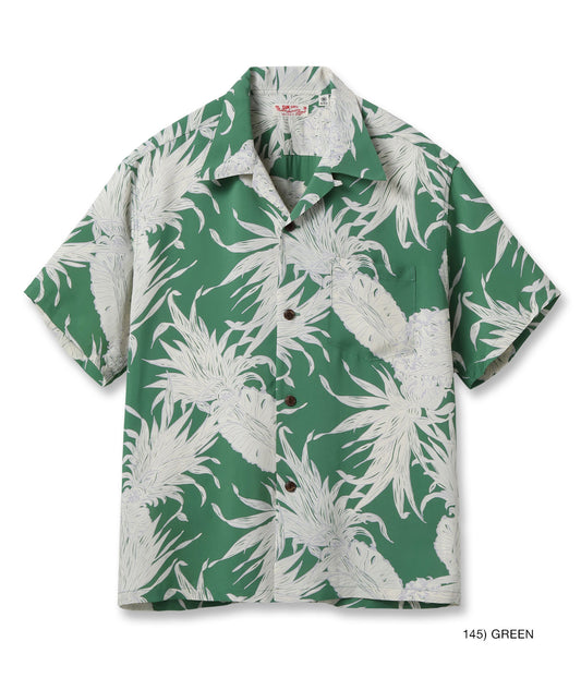SUN SURF / Lot No. SS39413 / RAYON HAWAIIAN SHIRT “ISLAND PINEAPPLE”