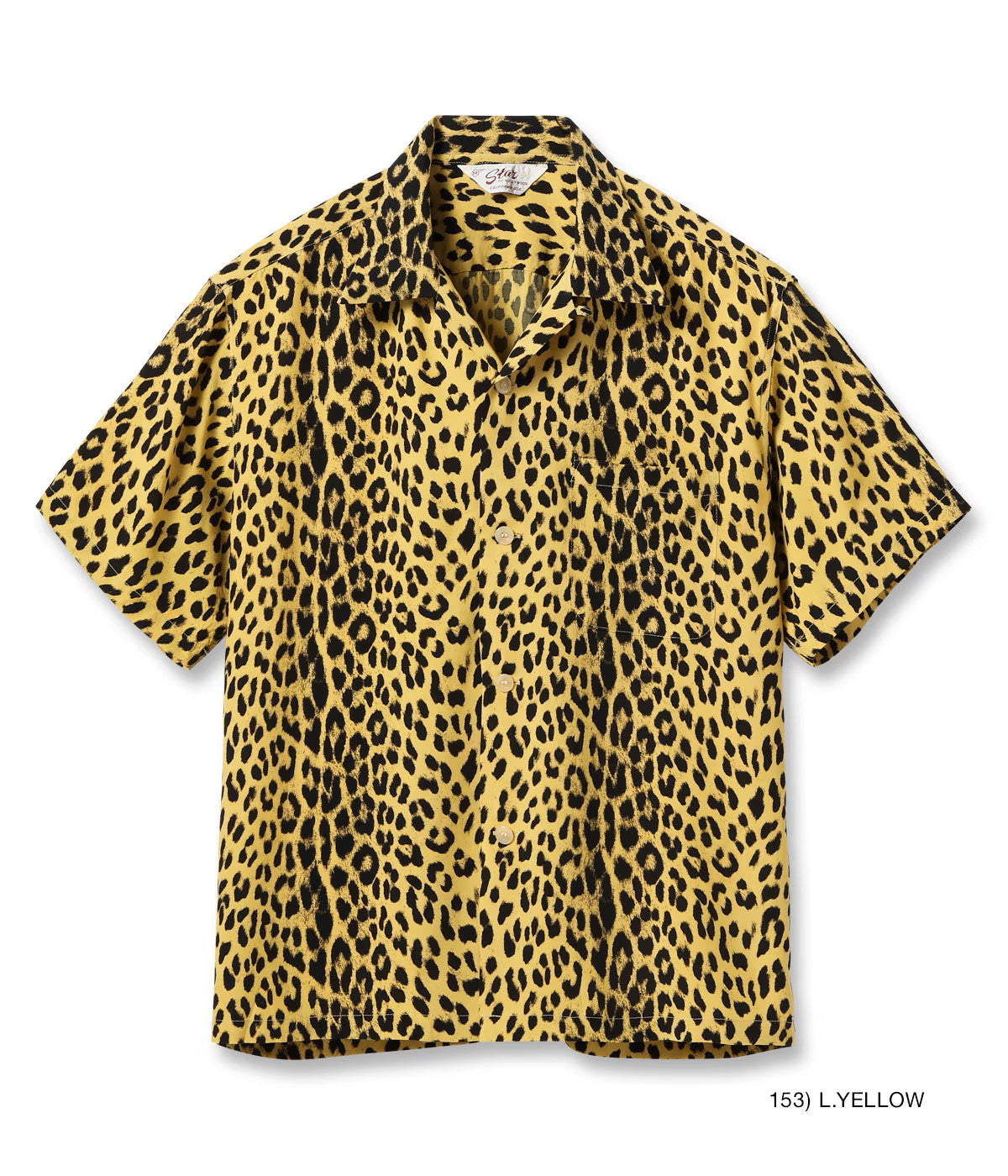 STAR OF HOLLYWOOD / Lot No. SH39490 / HIGH DENSITY RAYON OPEN SHIRT “LEOPARD”