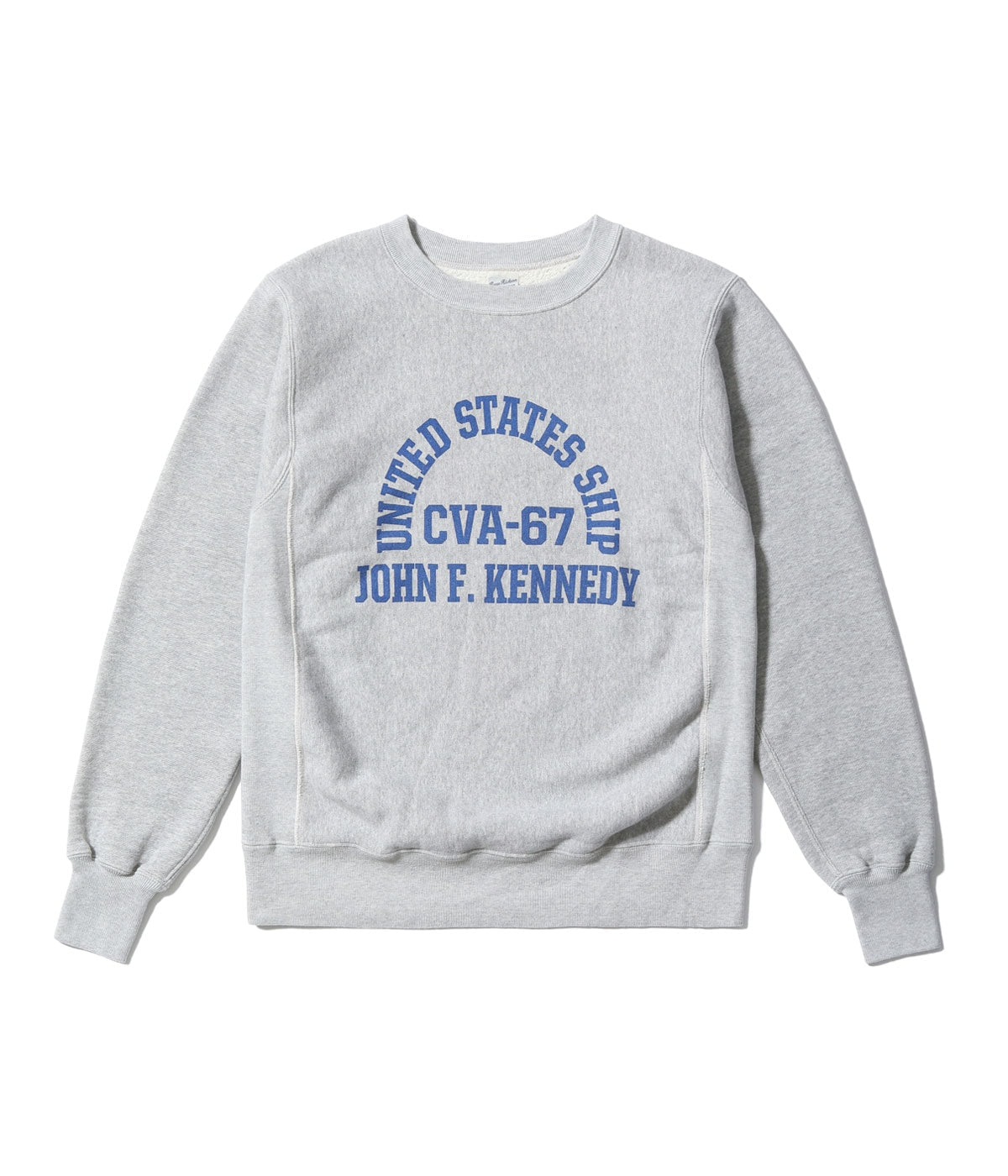 BUZZ RICKSON'S / Lot No. BR69645 / HORIZONTAL KNITTING SWEAT SHIRT “CVA-67 J.F. KENNEDY”