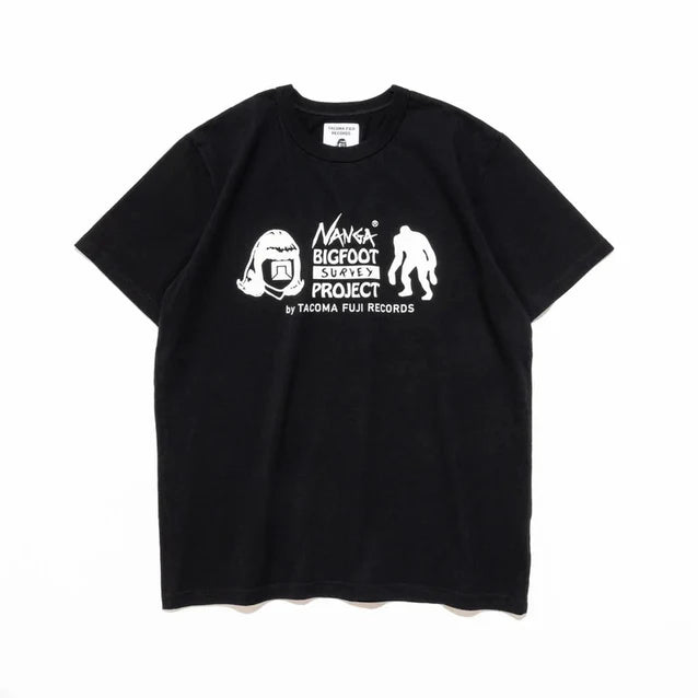 NANGA / NANGA x TACOMA FUJI RECORDS BIGFOOT SURVEY PROJECT LOGO TEE