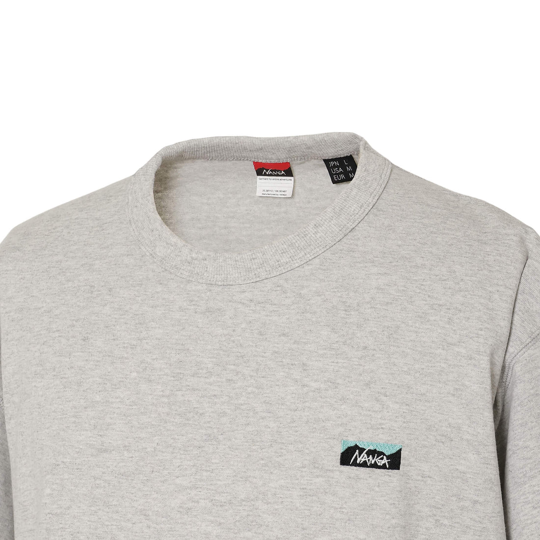 NANGA / ECO HYBRID BOX LOGO EMBROIDERY TEE