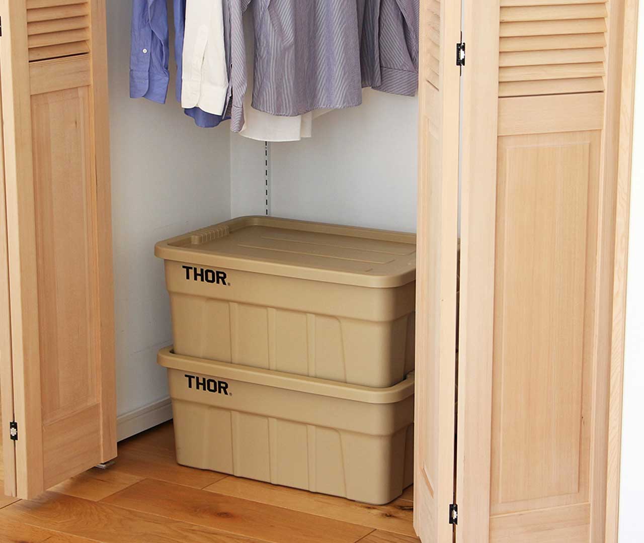 THOR / Large Totes With Lid 53L