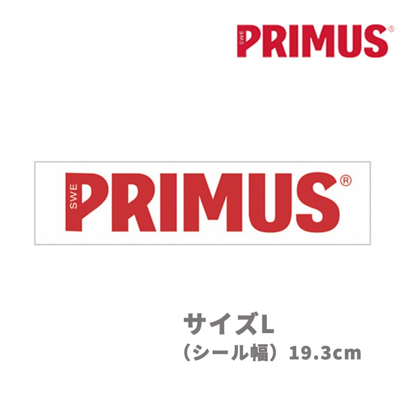 PRIMUS / プリムスステッカーL レッド