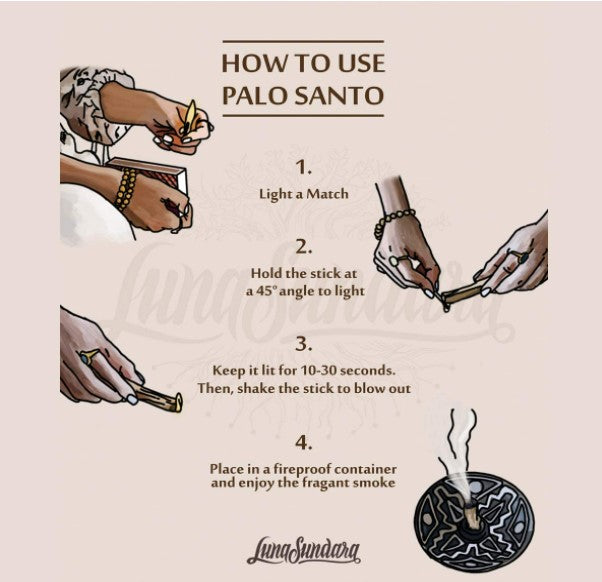 LUNASUNDARA / PALO SANTO SMUDGING STICK