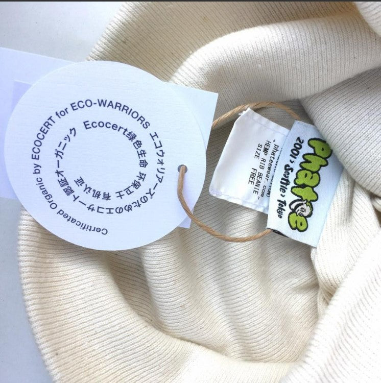 PHATEE / HEMP RIB KNIT BEANIE
