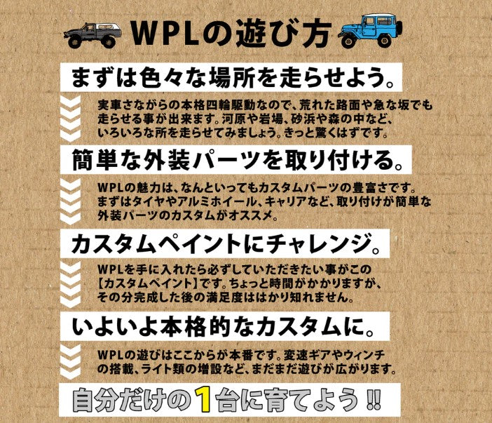WPL JAPAN C24-1 マットブラックスペシャル
