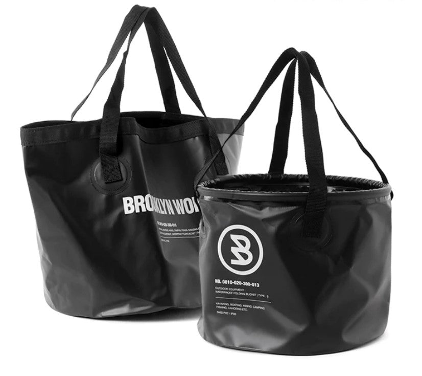 BROOKLYN WORKS / WATERPROOF FOLDING BUSCKET-S