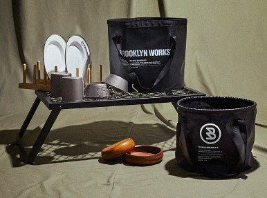 BROOKLYN WORKS / WATERPROOF FOLDING BUSCKET-S
