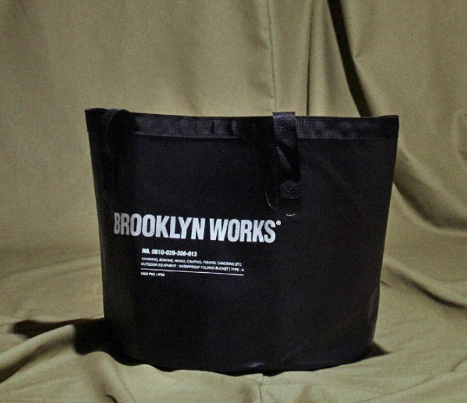BROOKLYN WORKS / WATERPROOF FOLDING BUSCKET-BIG