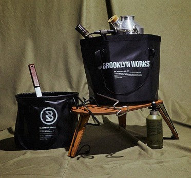 BROOKLYN WORKS / WATERPROOF FOLDING BUSCKET-BIG
