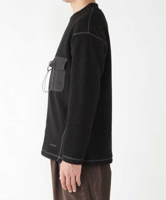 and wander / re wool JQ crew neck