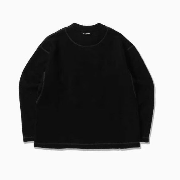 and wander / re wool JQ crew neck