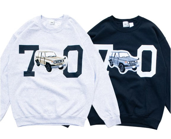 O.K. / L/C 70 EMBROIDERY CREW SWEAT