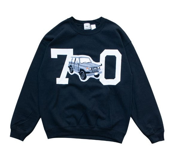O.K. / L/C 70 EMBROIDERY CREW SWEAT
