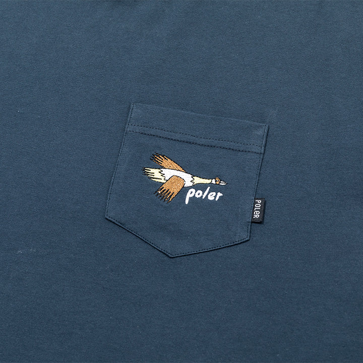POLER / GOOSEY POCKET L/S TEE