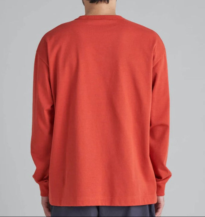 NANGA / ECO HYBRID BOX LGO L/S TEE