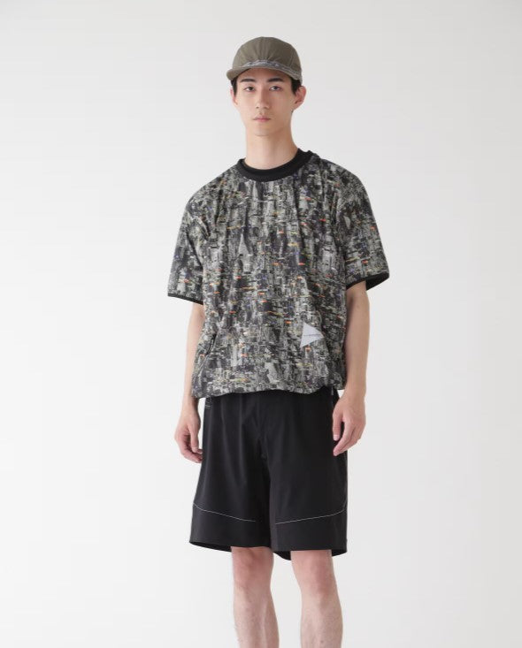 and wander / PERTEX printed wind T